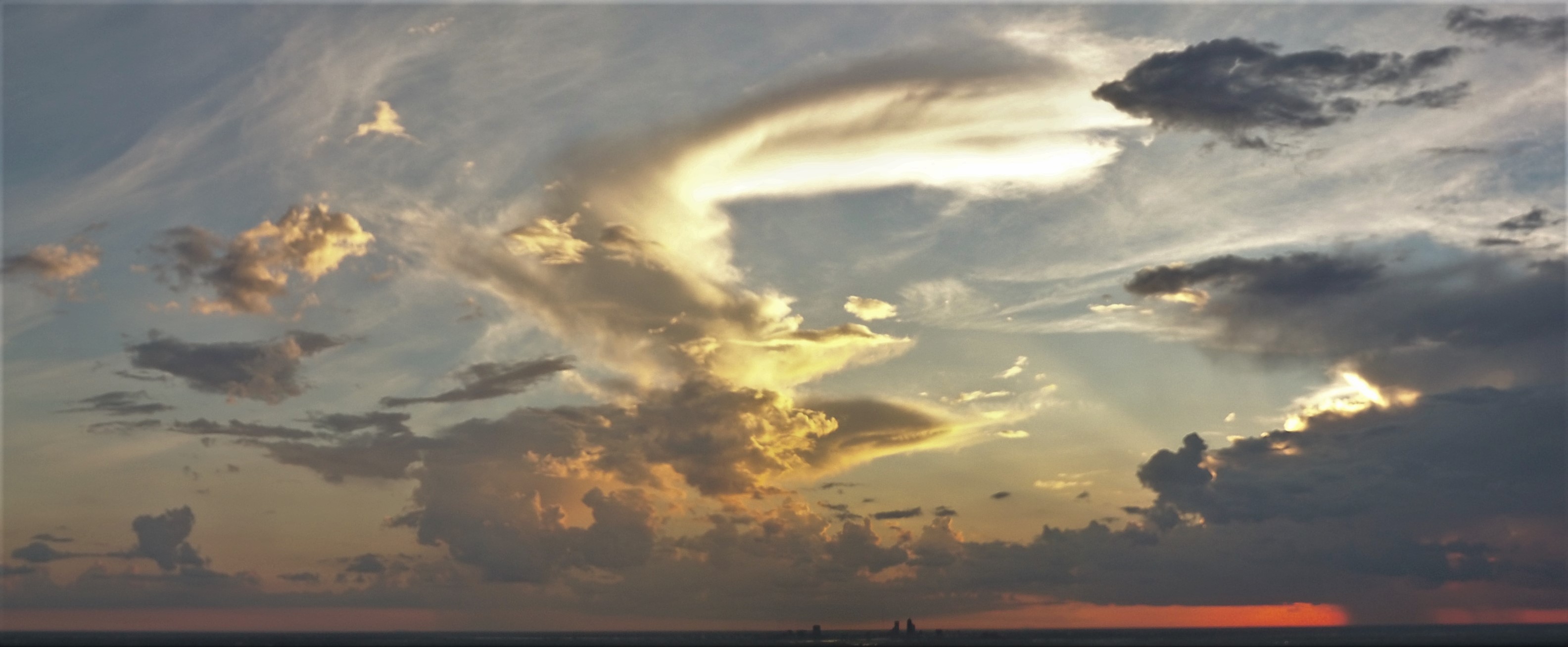 Clouds over NE Florida